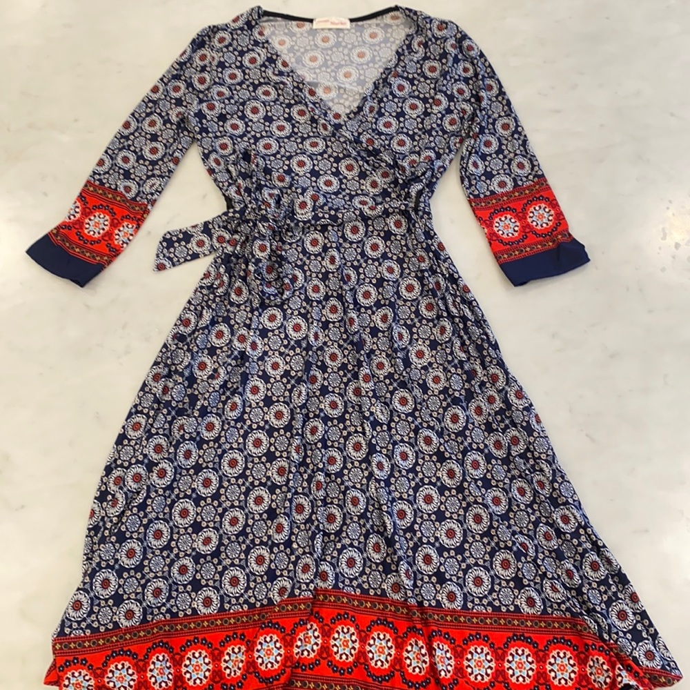 NWOT Forever, Heather Wrap Tie Dress